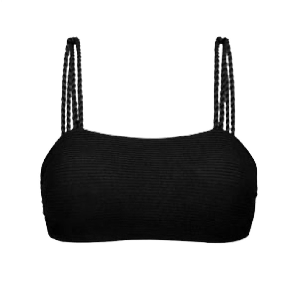 𝅺RIO De Sol St-Tropez-Black Reto bikini top